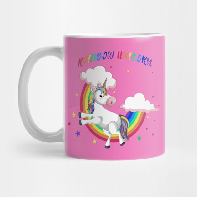 Rainbow Unicorn  Lover by JeffDesign